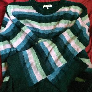 Cardiff Striped Crewneck Sweater in Coziest Yarn